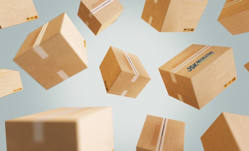 Cardboard boxes illustration